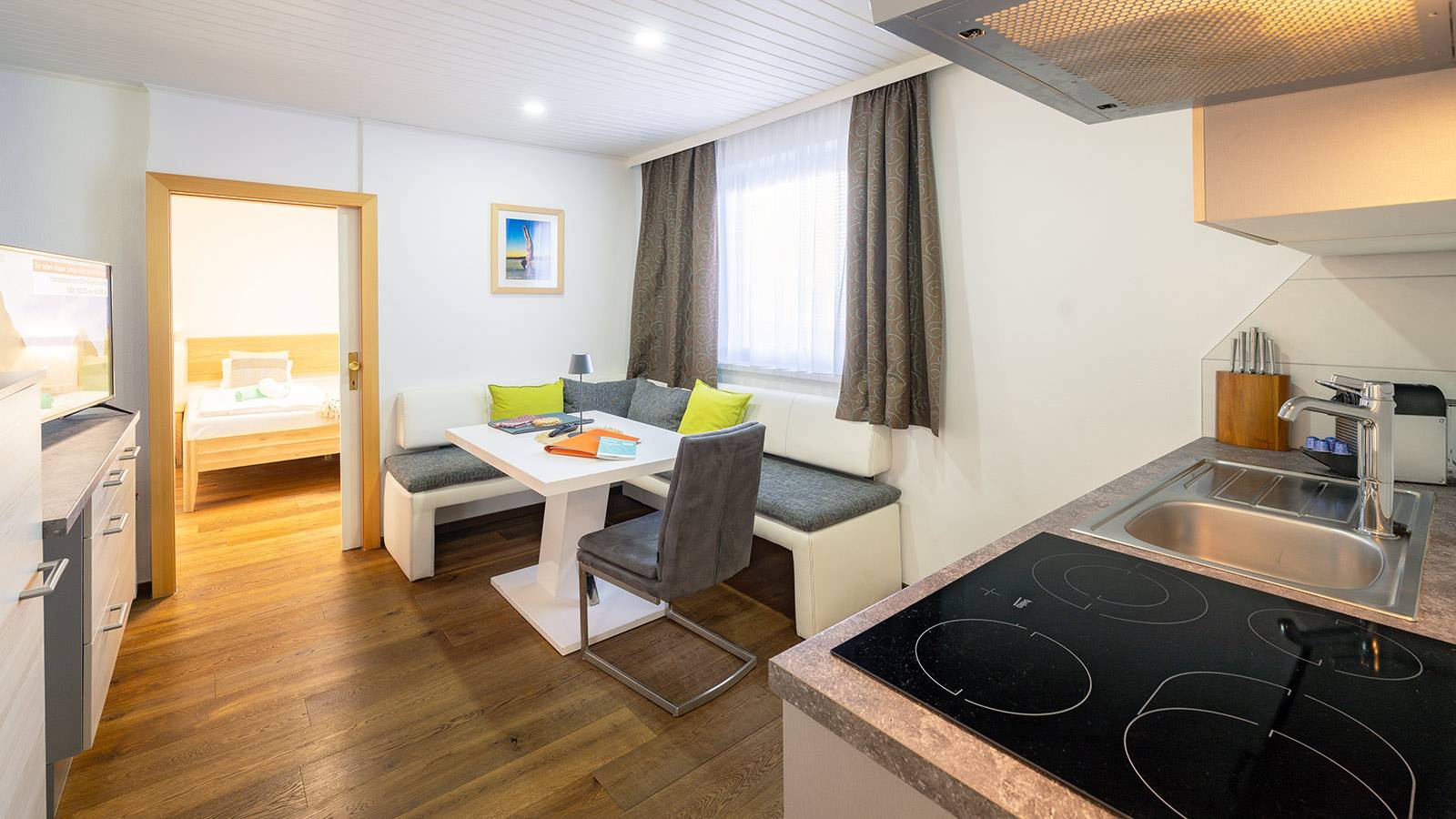 Apartment am Klopeiner See: Wohnküche
