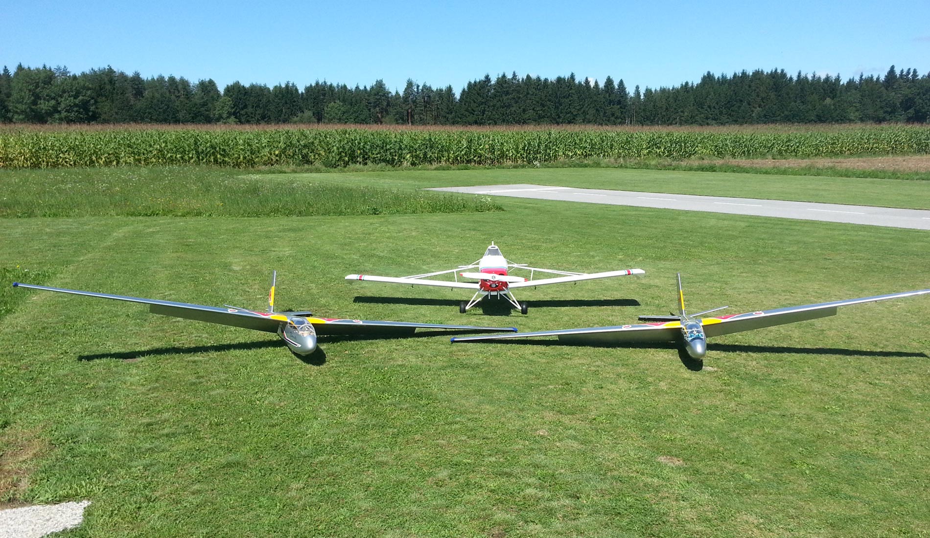 Modellfliegen im Urlaub am Klopeiner See